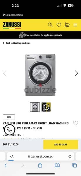 Zanussi Perlamax 8Kg 1