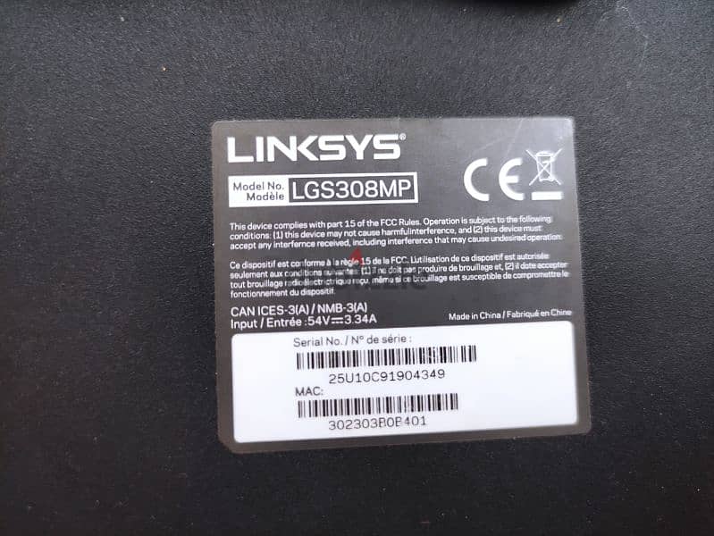 LINKSYS 8-PORT SMART GIGABIT POE+ SWITCH 3