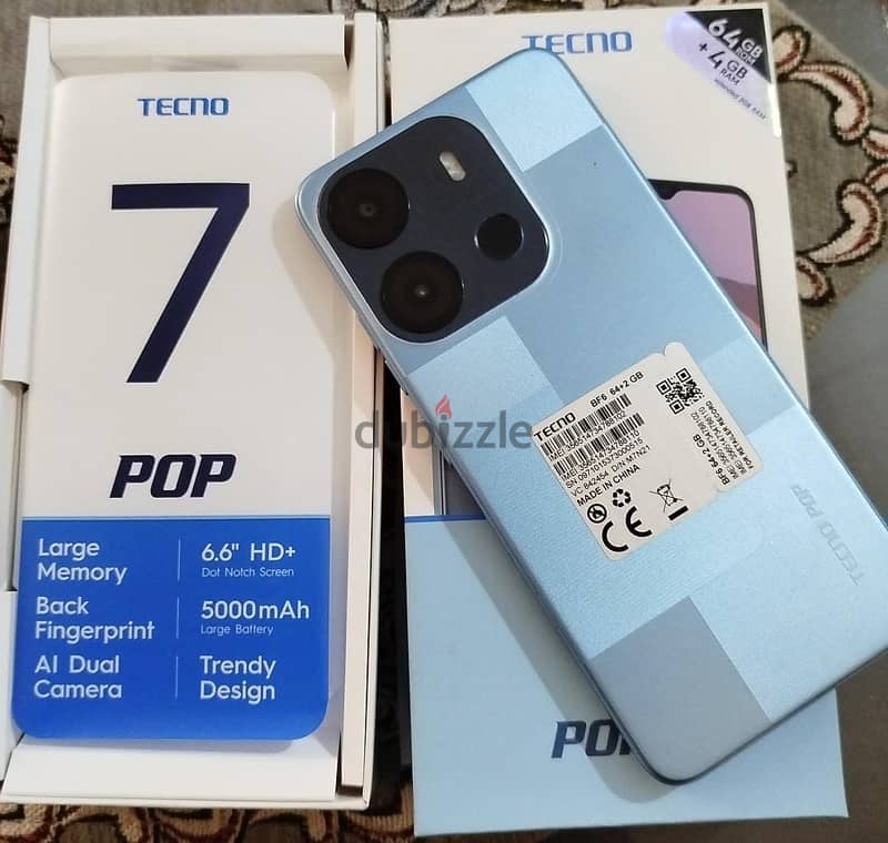 TECNO POP 7 تكنو بوب 7 1