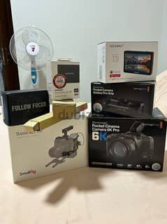 blackmagic 6k pro with equipment for sale