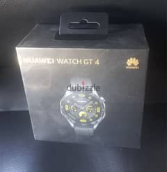 لسرعه البيع ساعه huawei watch GT4 46mm black sealed متبرشمه بالكامل 0