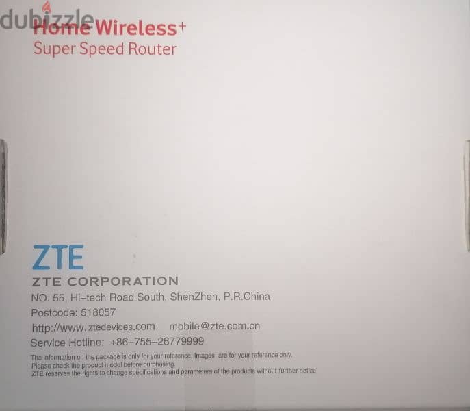 ZTE & VODAFONE MF296C 4G LTE SUPER SPEED+ Home Wireless Router 3