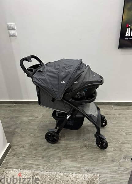 Joie Muze stroller with car seat 3