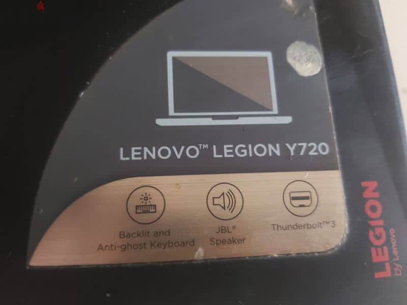 Lenovo Legion Y720 16G ram Gtx Geforce 1060 6gb , 240gb SSD 2TB HD 2