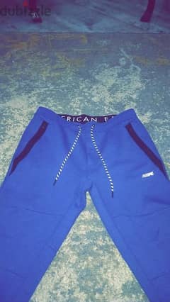 blue American eagle pants 0