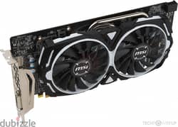 MSI armor AMD Rx580 2048sp 8g gpu