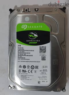 2TB Seagate BarraCuda 7200 RPM  3.5" 0