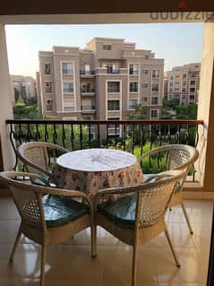 For Rent Furnished Apartment View Swimming Pool in Katameya Plaza 0