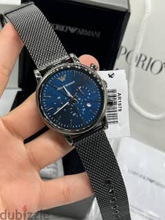 original emporio Armani watch with serial number with box and bag 0