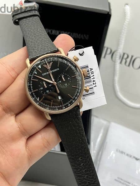 original emporio Armani watch with serial number with box and bag 1