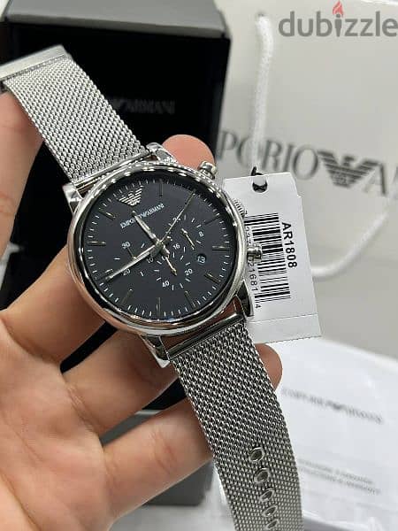 original emporio Armani watch with serial number with box and bag 4