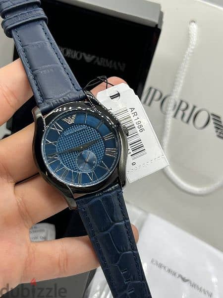 original emporio Armani watch with serial number with box and bag 10