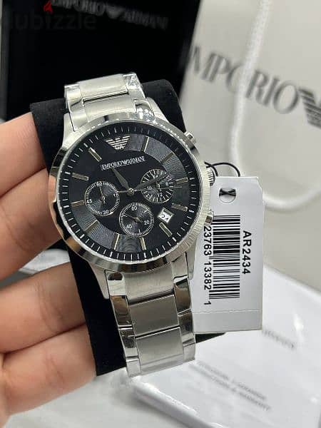 original emporio Armani watch with serial number with box and bag 15