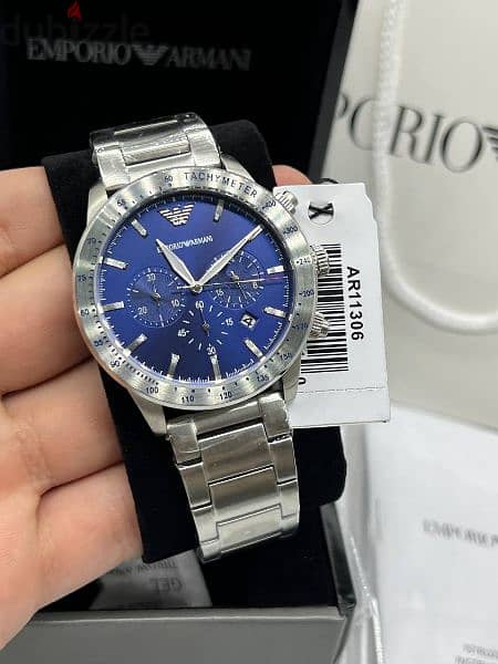 original emporio Armani watch with serial number with box and bag 16