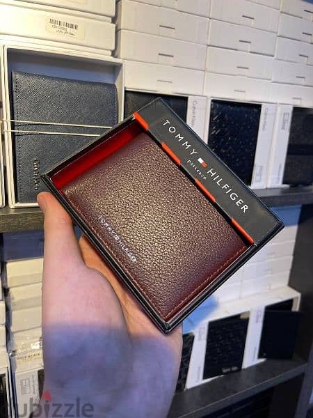 tommy Hilfiger wallet with box and bag and Calvin Klein wallet 9