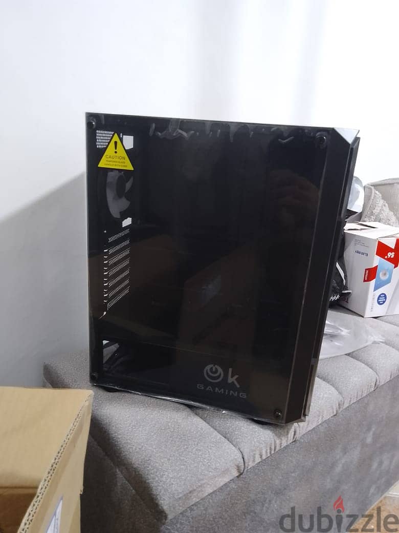 Computer Case | Gaming case | كمبيوتر كيس + 4 rgb fans 4