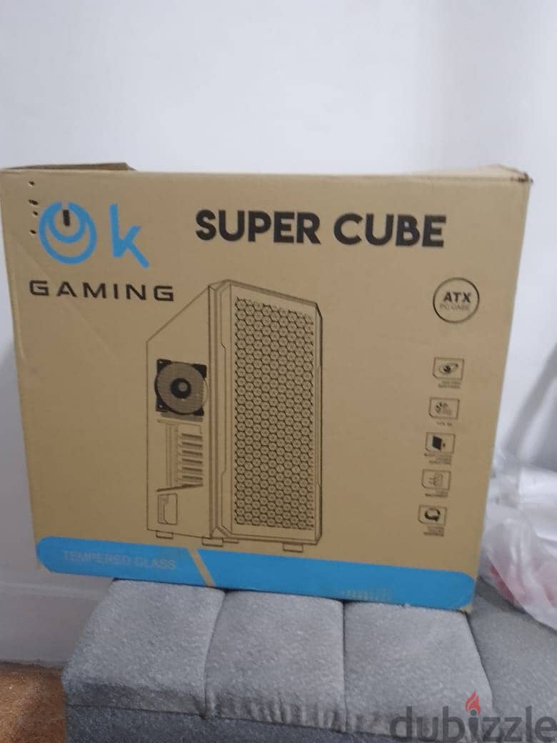 Computer Case | Gaming case | كمبيوتر كيس + 4 rgb fans 7