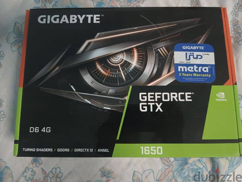 Gigabyte GeForce GTX 1650 D6 OC 4G 1