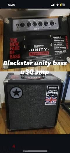 blackstar u30 bass amplifier 0