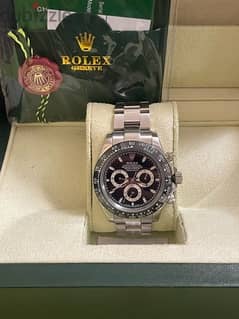 Rolex daytona silver black A+ mirror original imported from dubai