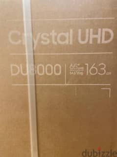 65 inch Crystal UHD DU 8000 4k Tizen OS Smart TV (2024) تلفزيون سامسون