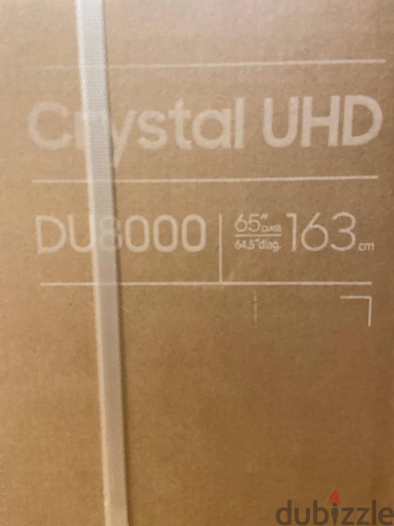 65 inch Crystal UHD DU 8000 4k Tizen OS Smart TV (2024) تلفزيون سامسون 4