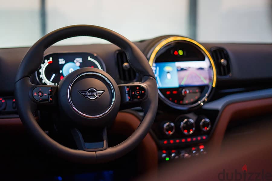 MINI Cooper Countryman (2024) In Black & Brown Interior 4