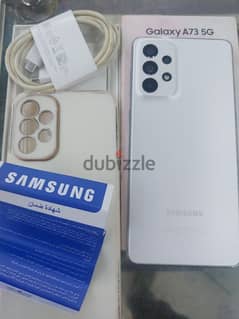 Samsung A73 256 ضمان محلي