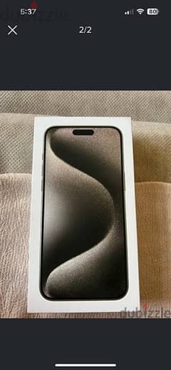 iPhone 15 promax 256 جديد بلاتنيم