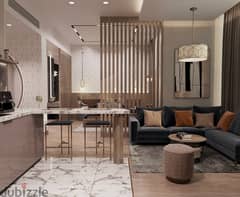 3-bedroom apartment, fully finished, clubhouse and free garage, next to the American University and the Northern 90th, with the best location and the