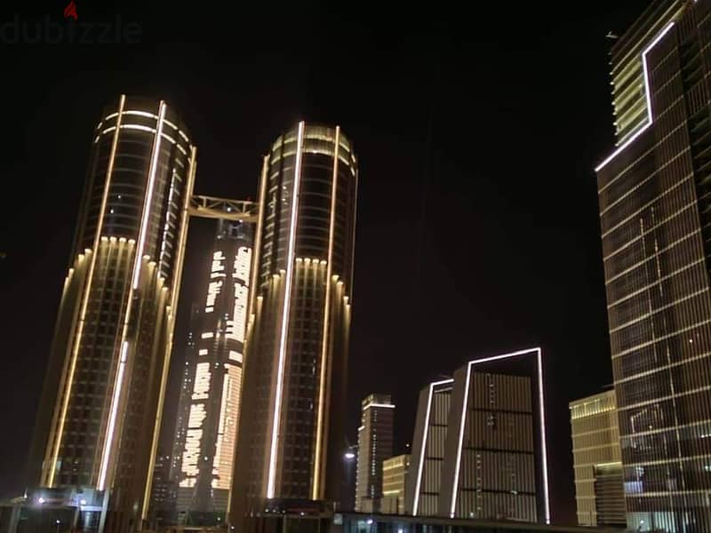 A finished office with air conditioning in the central business district in front of the iconic tower and the Green River in the first skyscraper dist 7