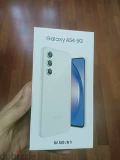 Samsung Galaxy A54 5G Awesome White 256 GB   علبه مقفوله (سيلد) بضمان