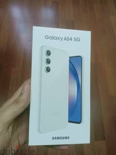 Samsung Galaxy A54 5G Awesome White 256 GB   علبه مقفوله (سيلد) بضمان 0