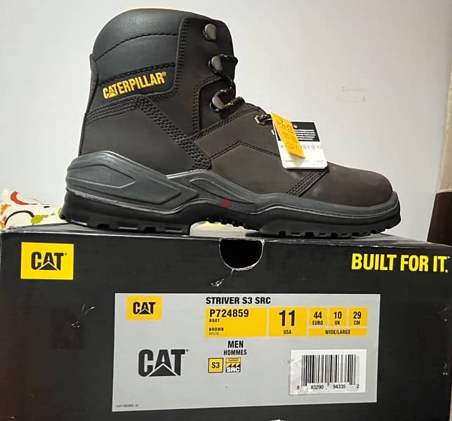 CAT - safety shoes - Brown - 44’’ size 0