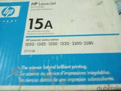 خرطوشة حبر ليزر أسود hp 15A