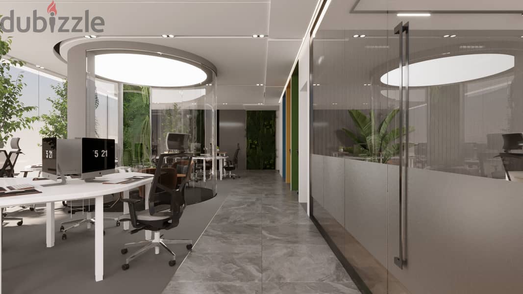 A 40 sqm office in the central park, with a view of the diamond and the iconic tower, in installments of up to 7 years. 5