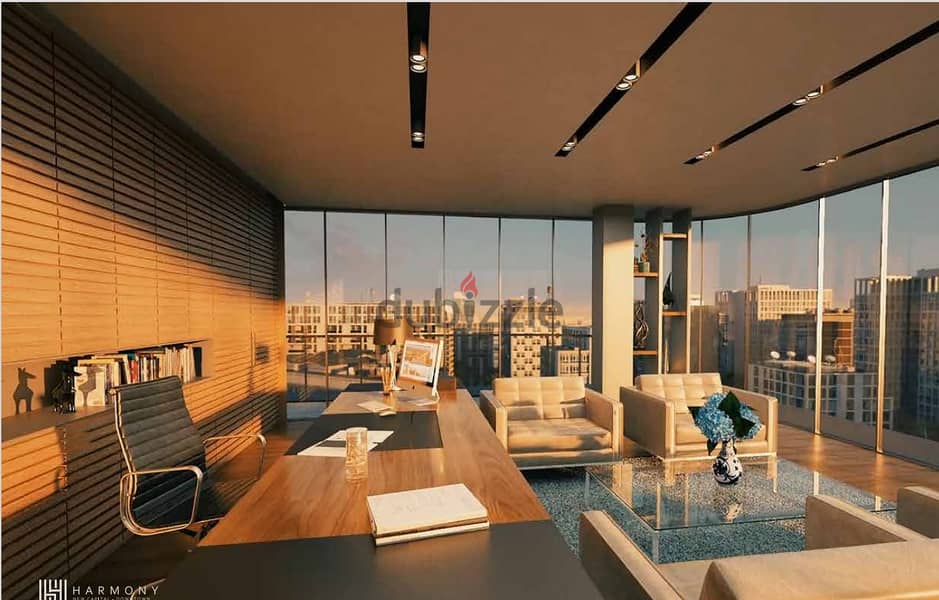 A 40 sqm office in the central park, with a view of the diamond and the iconic tower, in installments of up to 7 years. 6