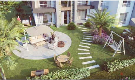 169 sqm ground floor apartment in Garden View, on Garden and Water Feature, with installments over 8 years, next to a 5-star hotel 5