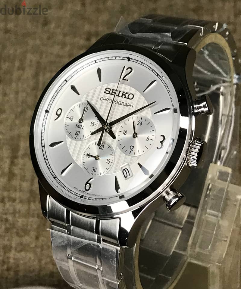 سيكو يابانية أصلية جديدة لم تستعمل Seiko SSB337P1 1