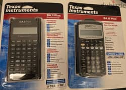 Texts Instruments BA II plus / plus professional