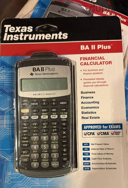 Texts Instruments BA II plus / plus professional 3