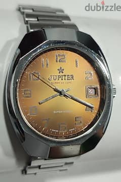ساعة جوبيتر ملو سويسري رجالي بحالة نادرة