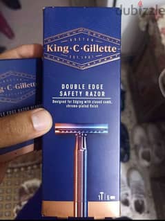 King C Gillette DOUBLE EDGE SAFETY RAZOR + 10 Blades 0