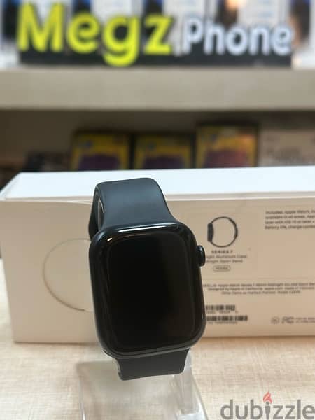 Apple Watch Series 7 45mm بدون خدش بطارية ٩٢٪؜ 5