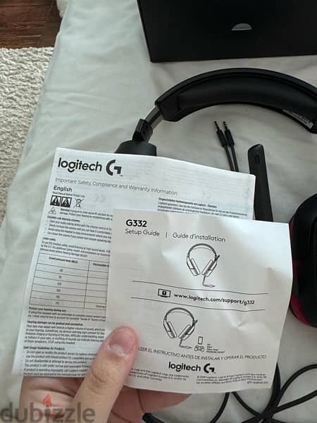 logitech g332 gaming headset سماعه جيمنج لوجيتيك 2