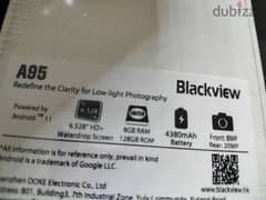 موبايل Black View A95 جديد بنص السعر رام 8 و128جيجا بصمة شحن سريع+هدية