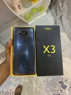 poco x3 nfc 128 giga 6ram بيع بدل