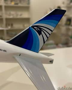 مجسم طائرة مصر للطيران ماكيت كبير egyptair aviation model diecast