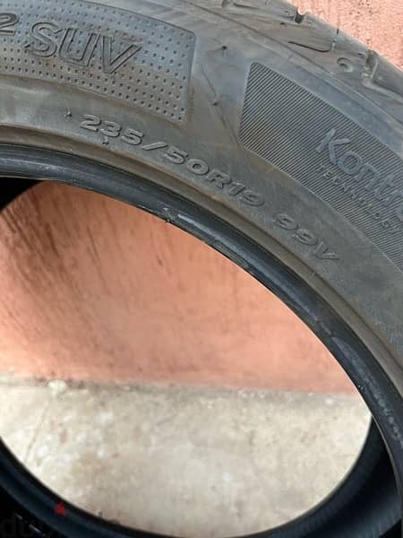 Hankook ventus 235/50 R19 فرده واحده 1