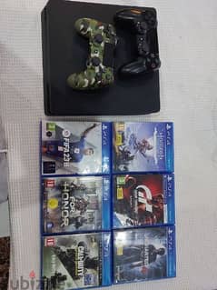 PlayStation 500 gb+2 controllers orignal+6 games